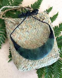 Nz Made Greenstone Pounamu Jewellery: Greenstone - Pounamu | Bound Kōuma (Breastplate) Black