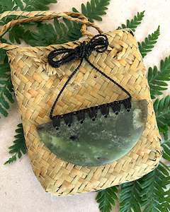 Nz Made Greenstone Pounamu Jewellery: Greenstone - Pounamu | Bound Kōuma (Breastplate)