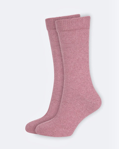 Knitwear Possum Merino: Socks - Possum Merino - Lily Pink