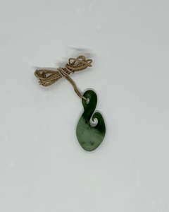 Hei Matau/Fish Hook Pounamu | Greenstone Pendant
