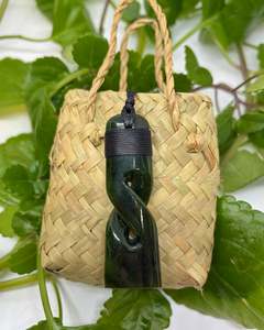 Gifts For Him: Greenstone - Pounamu | Twist Toki Pendant