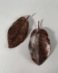 Sculpture: Puka Leaves - Copper Plated Small
