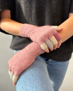 Possum Merino Multicolour Fingerless Gloves