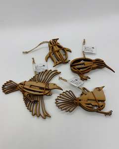 Kiwiana: Kiwiana Hanging Decorations | Upcycled 3D Kitsets