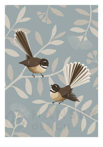 Native Birds | Art Prints by Cathy Hansby