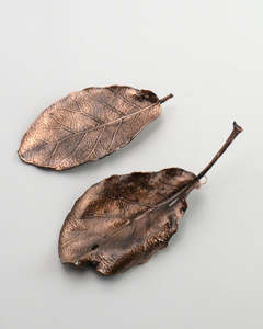 Copper Plated Puka Leaves