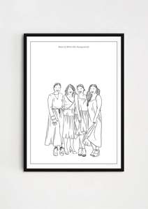 Custom Illustrations 1: 3-4 People Illustration