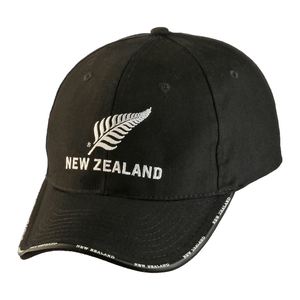 Fern Brand Cap New Zealand with rubber trim
