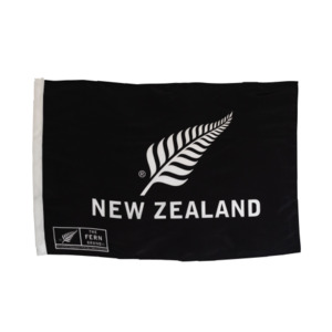 Products: Medium Silver Fern Flag 60cm x 90cm