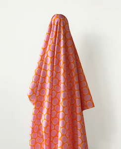 Fabric: All Summer Long 100% Cotton Pink & Orange Spot Print 148 cm wide $29 pm