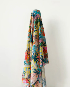 Fabric: Summer Vibes 100% Rayon Tropicana Print 150 cm wide $32 pm