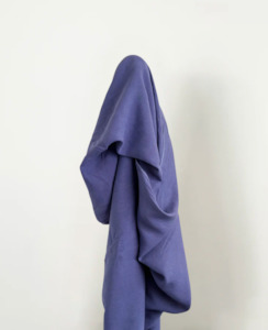 Cool Blue 100% Linen Vintage Finish 165 gsm $49pm