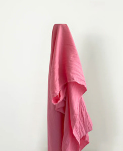 The Grace Collection Linens 160 Gsm: Grace: Bubblegum Pink Prewashed 100% Linen 160gsm $38pm