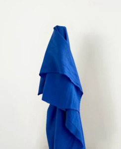 Grace: Royal Blue Prewashed 100% Linen 160 gsm $38 pm