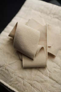 Sweatshirting: Merchant & Mills - ECRU RIB (NATURAL/MAKERS JACQUARD MATCH) $19.50