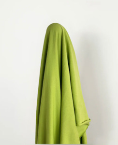 Sweatshirting: Lime 100% Cotton Semi-brushed Sweatshirting OEKO Tex & GOTS Certified $28 pm