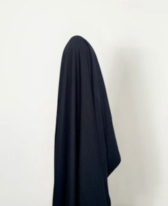 Sweatshirting: Black 100% (BCI) Loopback Cotton Sweatshirting 350gsm $28pm