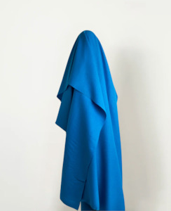 Electric Blue 100% Wool Crepe 148cm $48pm