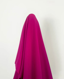 Magenta 100% Wool Crepe 150 cm w 190 gsm $48 pm