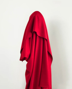 100 Wool: Crimson 100% Wool 375gsm $52pm