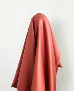 100 Wool: Doubled Sided Quince & Oyster Marle 100% Wool 150 cm w $52 pm