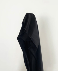 100 Wool: Black 100% Wool 375gsm $52pm