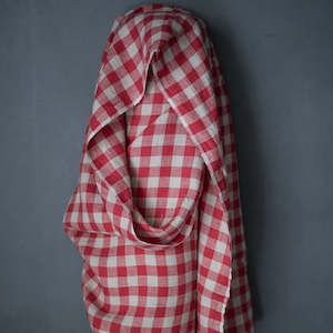 All Linen: Merchant & Mills - 100% Linen Red Calamity $75 pm