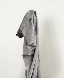 Linen Cotton Blends: Ash Herringbone Look 55% Linen 45% Cotton 220 gsm $42 pm