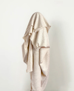 Linen Cotton Blends: Natural Herringbone Look 55% Linen 45% Cotton 220 gsm $42 pm