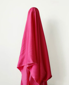 Bright Pink Rayon Viscose Low Sheen Satin $28 pm