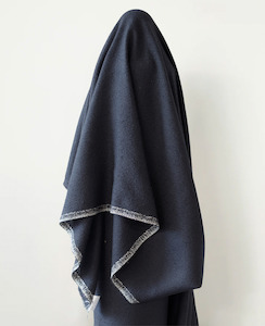 ID: 118 Oh Sew Peru: Black Boucle 60% Baby Alpaca 40% Wool, 280 - 290 gsm, 148 cm w $44 pm