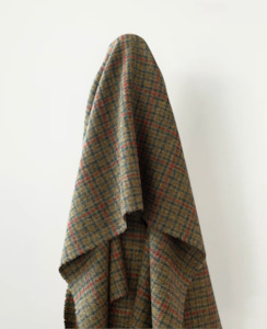 The Wool Collection: Green, Red and Forest Check 100% Wool Harris Tweed 150 cm, 350 gsm $72.00 pm