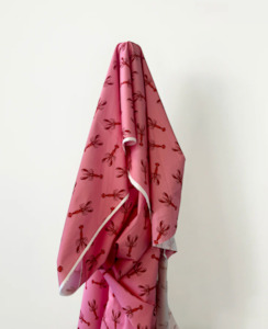 Just Arrived: Paprika & Pink Lobsters Print 100% Cotton 145 cm 115 gsm $29 pm