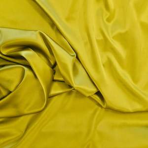 Silk: Citron 100% Silk Stretch Satin 19 Momme $85 pm