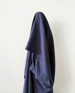100% Sandwashed Hemp Navy 180 gsm $52 pm