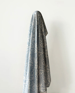 Featured Collection: Summer Love: 100% Linen Wedgewood Leaves 140 gsm $40 pm