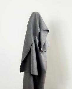Mid Grey Wool Blend with Nap 480gsm $42 pm