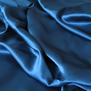 Silk: Peacock Sandwashed Silk Satin 19 Momme $75 pm