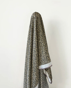 Deadstock Sale: 100% Cotton Voile Olive Animal Print 150 cm 70 gsm w $12 pm