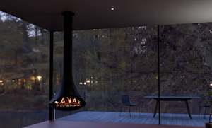 Indoor Fires Accessories: VisionLINE Cove Suspended LCD Fire