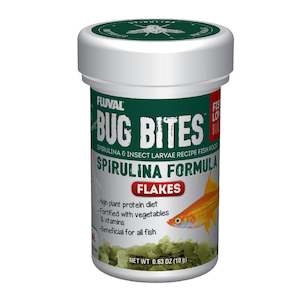 Cichlid Food: Bug Bites Spirulina Flakes