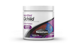 Cichlid Food: Seachem Nutridiet Cichlid Flakes with Probiotics