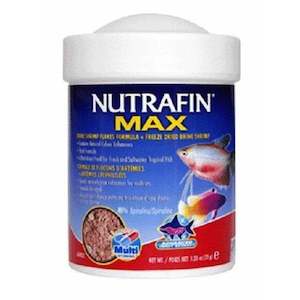 Freeze Dried And Treat Food: Nutrafin Max Brine & Shrimp Flakes Formula + Freeze Dried Brine Shrimp