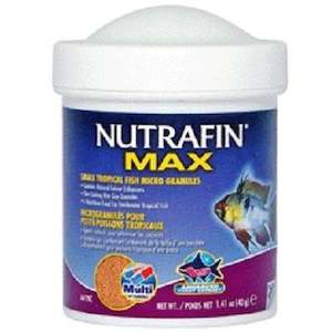 Fry Food: Nutrafin Max Small Tropical Fish Micro Granules