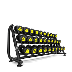 Storage: ZIVA ST2 15 Pair Horizontal Dumbbell Rack