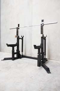 Racks Rigs: Squat rack  (Max Loaded 300kg)