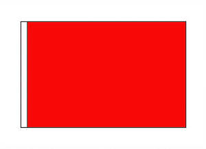 Racing Flags: Red - Stop - HEAVY DUTY