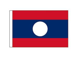 Boat Courtesy Flags: Laos (Small)