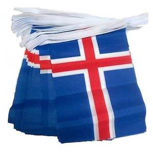 Bunting: Iceland - Flag Bunting