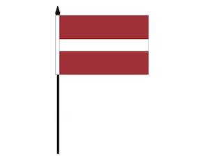 Desk Flags: Latvia (Desk Flag)